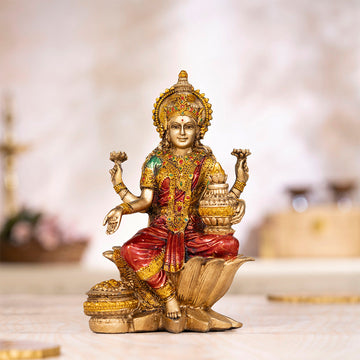 Maa Lakshmi Antique Idol (7 Inch)