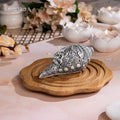 Ganesh Shankh (Conch) - Silver Plated (5 Inch) - ASHIRWADAM