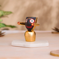 Lord Jagannath Murti - Gold Plated (2.75 Inch) - ASHIRWADAM