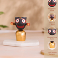 Lord Jagannath Murti - Gold Plated (2.75 Inch) - ASHIRWADAM
